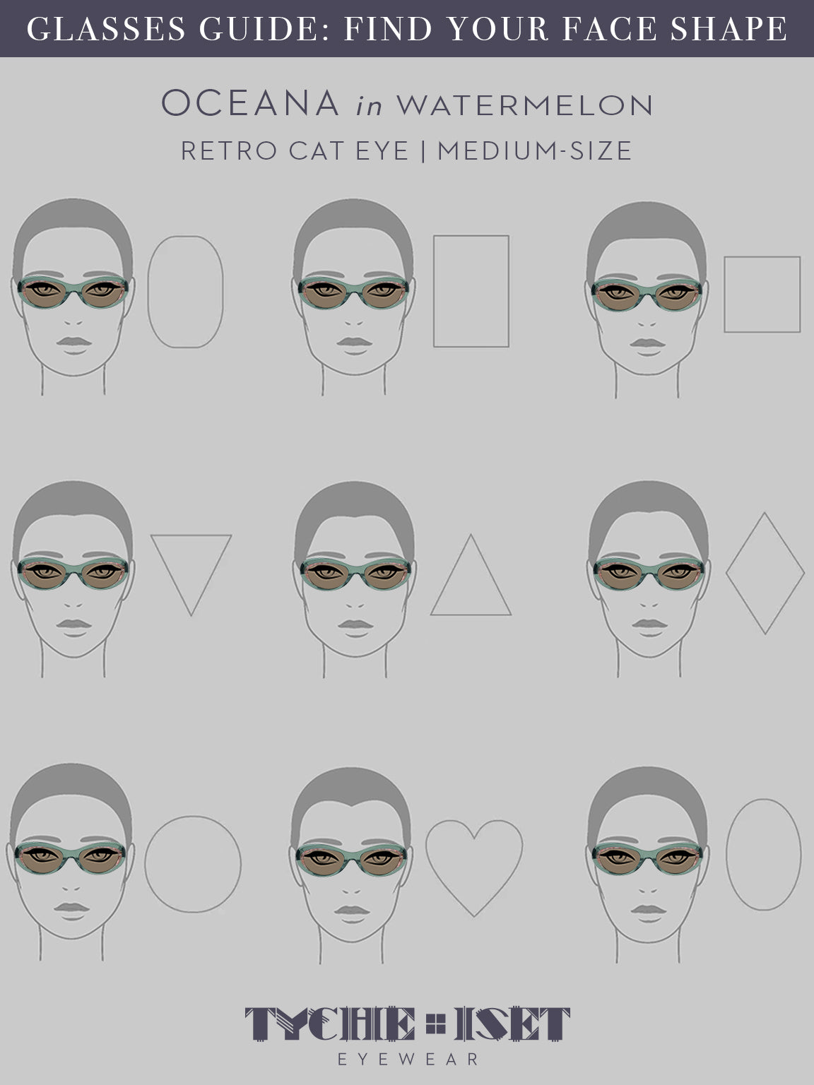 Sunglasses and face shape sales guide