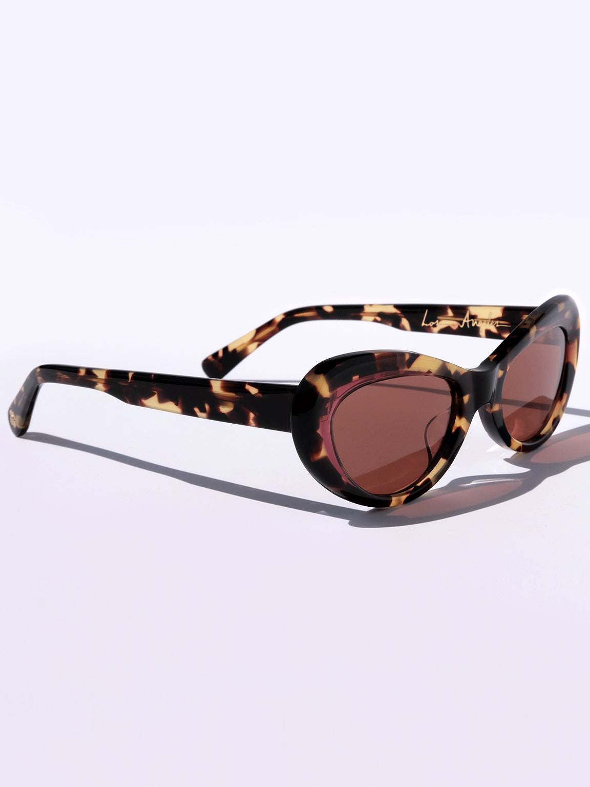 Brown Cat-eye tortoiseshell-acetate sunglasses